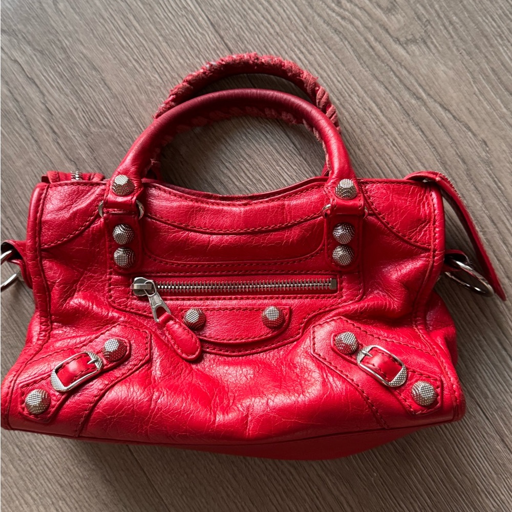 Balenciaga Red Crossbody Bag
